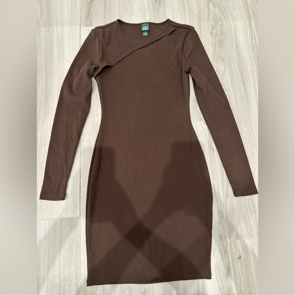 Wild Fable Brown long sleeve dress